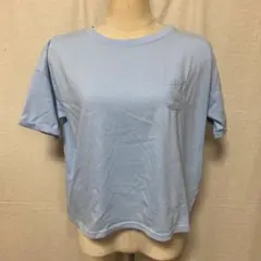 Urban Research バックレースカットソー ブルー M