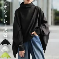 アンティカ 美品 ポンチモードワイドトップス