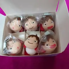 崖の上のぽにょ　ぬいぐるみ マスコットセット　6個