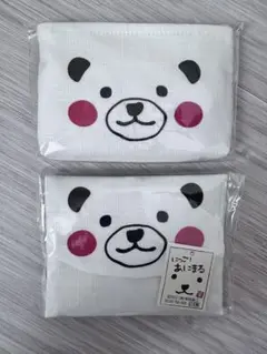 【新品、未使用】可愛い♡シロクマさんのミニポーチ 、ティッシュポーチ2個セット