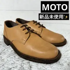 新品未使用✨MOTO モト　オックスフォードシューズ　ダービーシューズ　革靴 MOTO / モト | Wステッチ外羽根 Plain Toe Oxford Shoes #1632