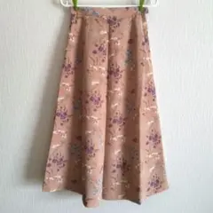 フレアスカート 花柄　CHIC et PAS CHER シックエパシュール M