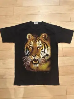 タイガープリント Tシャツ Mサイズ 100%コットン