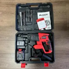 AOBEN SDS+電動ハンマー コードレスハンマードリル