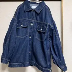 forksy.オーバーサイズ2Wayシルエットデニムジャケット