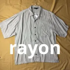 port authority レーヨンシャツ　rayon オープンカラー　シャツ