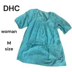 DHC✨ レディース 夏ブラウス☀️ ターコイズブルー Mサイズ サイズ11号