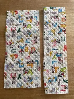 ミッキーマウス キルティング生地 2枚セット