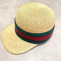 GUCCI  グッチ　ストローハット　麦わら帽子　帽子　ハット　フローラ　花柄L GUCCI グッチストローハット麦わら帽子帽子ハットフローラ花柄L
