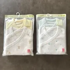 【新品未使用】ユニクロ　短肌着　セット　4枚