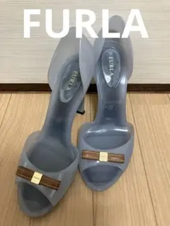 フルラ⭐︎ラバーパンプス⭐︎オープントゥ⭐︎37⭐︎23.5