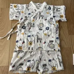 動物柄　95cm 甚平