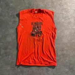 【ヴィンテージ】USA製　90’s プリントタンクトップ　古着usedTSM8