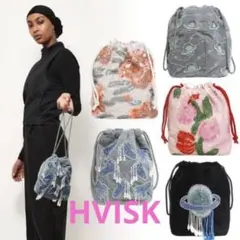 【新品・未使用】Hvisk 巾着バッグ 最終値下げ♪