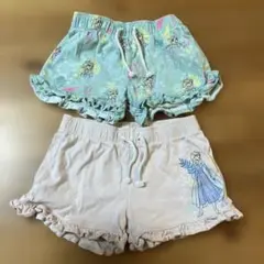 アナ雪　エルサ　ショートパンツ　2枚セット