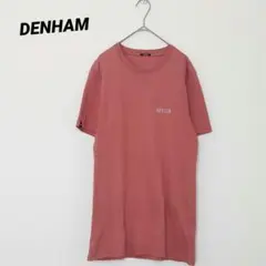 DENHAM デンハム ロゴ Tシャツ ピンク S
