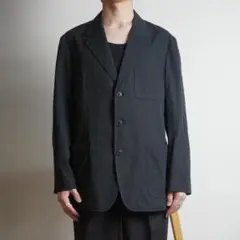 Brooks Brothers コットンテーラードジャケット 黒/ZW160