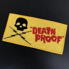 タランティーノ DEATH PROOF ワッペン 山吹色