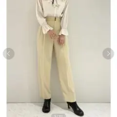 Lily Brown（リリーブラウン）ダブルタックパンツ