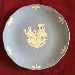 WEDGEWOOD ウェッジウッド　ジャスパー　クリスマスプレート　1992年