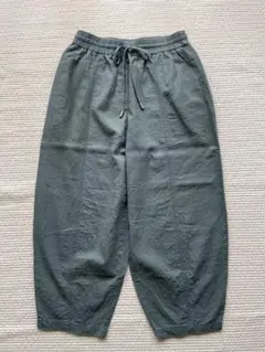 ザラ　ZARA リネン混　サルエルパンツ
