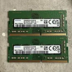 16GB DDR4 メモリ 8GB x 2 PC4-3200AA ノートPC