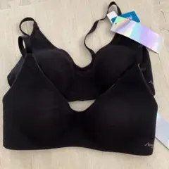 匿名配送☆スロギー オキシジン インフィニット ノンワイヤーブラ ブラック L