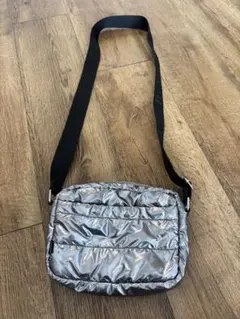 Azul by moussy シルバー ナイロン クッションバッグ