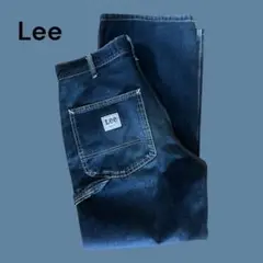 Lee ダークブルー ワイドレッグデニム