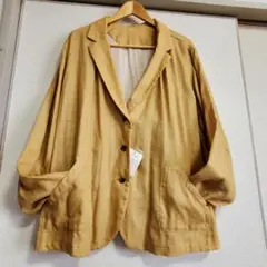 タグ付き未使用品 6L リゾートジャケット ガーゼ