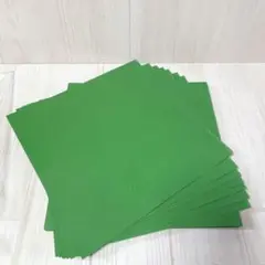 ⭐️【ジャンク品】19.5cm×19.0cm 折紙 訳あり グリーン 単色