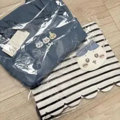 petit main ちいかわ　プティマイン ポシェット半袖T 刺しゅう　130