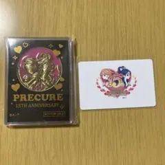 【未開封品】ふたりはプリキュア 15th 記念メダル、レプリカカード