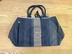 【美品】サマンサタバサ　デニム調バッグ・ポーチ付き