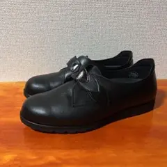 ❀美品 サロンドグレー スリッポン レザー 黒 ブラック Lサイズ 24.5cm