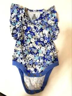 【美品】baby GAP 花柄ロンパース　0〜3month