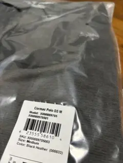 コーマックポロ　ブラックヘザー　Mサイズ　新品未使用　未開封