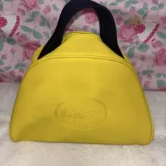 LACOSTE イエローハンドバッグ