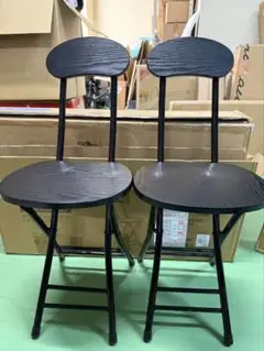 302折り畳み椅子2脚セット