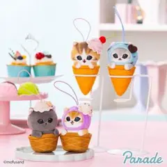 mofsandアイスにゃんマスコット 全4種コンプリートセット