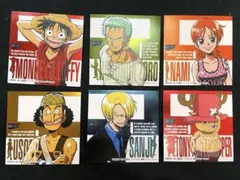 ONEPIECE/ワンピース/非売品/ルフィ/ゾロ/サンジ/ステッカー/2002