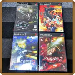 PS2ソフト【動作確認★コーエー４本セット】　ジルオール、鋼鉄の咆哮2、紅の海2