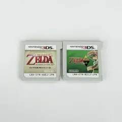 ゼルダの伝説 時のオカリナ 3D＆神々のトライフォース2 2本セット