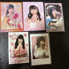 43 チェキ　カード　中村朱里　虹コン　虹のコンキスタドール