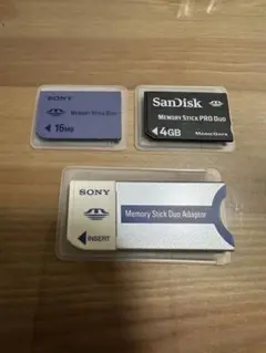 SONY Memory Stick Duo アダプタ &メモリースティック