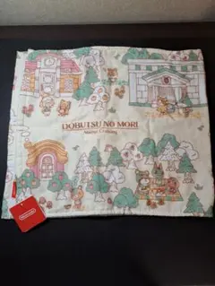 ニンテンドーストア⭐どうぶつの森⭐フェイスタオル⭐街並み⭐新品未使用タグ付き