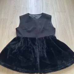 GRL ファー切替ペプラムジレ[ask01］