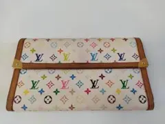 ルイヴィトンマルチカラー三つ折り財布