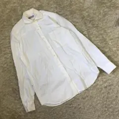 ✨fil a fil ✨ レディース S 綿100％ コットン 長袖 ブラウス