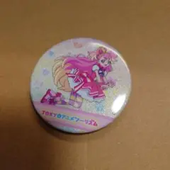 プリキュア　缶バッジ　ツーリズム　グリッター　ワンダフル